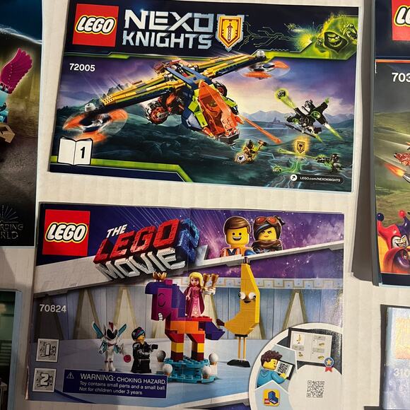 LOT of LEGO Instruction Manuals ONLY (no legos) Lot #1 - Picture 8 of 9